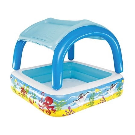 H2OGO! 55" x 55" Inflatable Square Kiddie Pool