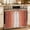Orange, variant on Oven Skirt Curtain for Kitchen 20x27 Inch, Vintage Blush Pink Gray Oven Curtain with 8 Ribbon Ties & Ruffle Trim, Stove Skirt Curtain Dishwasher for Cabinets Over Sinks Abstract Linen Texture Modern