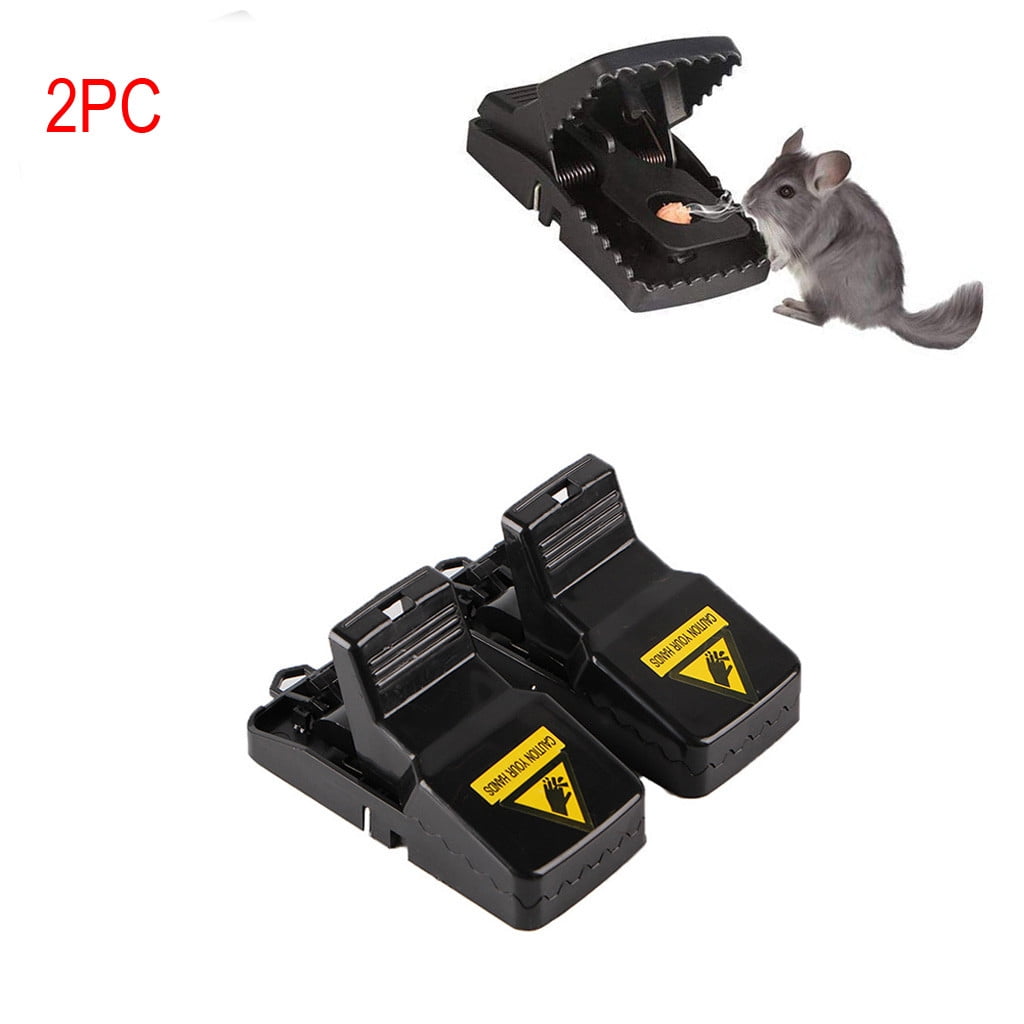 2 Pack Humane Mouse Trap Indoor for Home Live Mouse Trap for House Rat Trap  Indoor Outdoor Catch Release Reusable Easy to use, Trap for Small Animal,  Pet Safe ( 10.6x 5.6x