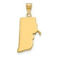 thumbnail image 1 of 14KY RI State Pendant Bail Only in 14k Yellow Gold, 1 of 2