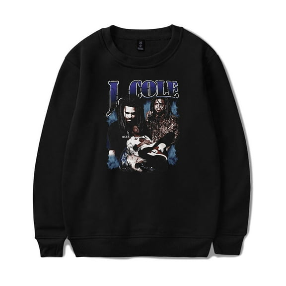 J Cole Rapper Sweatshirt Long-Sleeved Top Man/Woman Hip Hop Pullover
