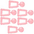 thumbnail image 4 of Pendientes, 3 pares de pendientes Pendientes colgantes de color rosa Pendientes que combinan con todos Experiencia incomparable, 4 of 12