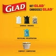 thumbnail image 3 of Glad White Garbage Bags - Tall 45 Litres -, Unscented, 30 Trash Bags, 3 of 4