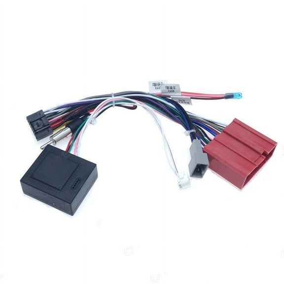 Furulu Car 16pin Stereo Radio Wiring Harness Power Cable Adapter With Canbus Box For Mazda 3(08-12)/5(08-15)/6(07-12)/8/CX-7