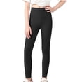 thumbnail image 2 of Bixock Fall Leggings for Girls High Waist Yoga Pants Soild Color Slim Casual Pant Soft Comfortable Workout Running Daily Wear Girls Clothings Size 9-10Years, 2 of 6