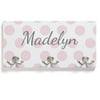 Personalized Pink Polka Dots Coat Hanger
