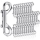 thumbnail image 1 of 30 Piezas de PresióN Perno Doble Extremo, 2,7 Pulgadas, Clips Gatillo AleacióN Zinc Pesado, Cadena Metal, Soporte para Llaves, 1 of 5