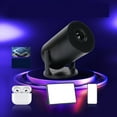 thumbnail image 3 of Portable Projector, ABS 270 Degree Adjustable Projector Auto Keystone  for Smartphone Black,White, 3 of 7