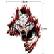 thumbnail image 3 of Juego de 2 pegatinas de cabeza de lobo 3D lobo PVC impermeable lobo coche pegatina, 3 of 5