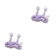 thumbnail image 4 of Minnieouse Diadema de felpa elástica y fácil de usar, ojos de caracol, orejas, práctica y conveniente, adorable, resistente púrpura 2Conjunto, 4 of 6
