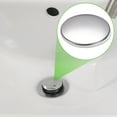thumbnail image 4 of Uxcell 2 Paquete Tapón de Desagüe de Lavabo, 35.5mm Diámetro Tapas de Click para Drenajes de Acero Inoxidable Reemplazo para Lavabos de Baño y Cocina, 4 of 6