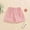 Pink, variant on SNKSDGM Toddler Girl Pants Outfit 4T Toddler Baby Girl Shorts Casual Summer Gingham Plaid/Seersucker Elastic Waist Ruffle Hem Shorts Bottoms 18-24 Months