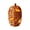 Brown, variant on Rustic Handwoven Wicker Hollow Pumpkin with LED Light, Large Rattan Bat Cutout Halloween Centerpiece, Vintage Light-Up Farmhouse Tabletop & Mantel Fall Halloween Decor, Dark, 7.09"×7.09"