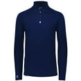 thumbnail image 2 of Holloway Sportswear L 3D Regulate Lightweight Pullover Navy Heather 222553, 2 of 4