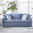 thumbnail image 6 of New Classic Furniture Sylvie Fabric Sofa with 4 Accent Pillows in Blue Slate, 6 of 6