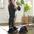thumbnail image 4 of Weider Select-A-Weight Adjustable 50 Pound Dumbbell Pair with Rack for Workouts, 4 of 8