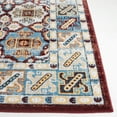 thumbnail image 5 of SAFAVIEH Bayside Jarvis Oriental Polyester Machine Washable Area Rug, Blue/Red, 5'3" x 7'6", 5 of 13