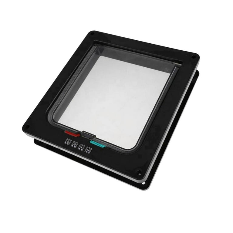 yotijay Pet Door Doggie Gate Pet Supplies with Cat Dog Flap Door