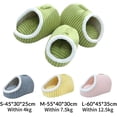 thumbnail image 7 of Cozy Hideaway Pet Bed, Indoor Bed with Removable Mattress, Warm Cat Sleeping Bed, Cat House Indoor Bed, Non-slip Washable Soft Pet Slipper Cave Bed for Small and Medium Pe, 7 of 7