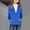 Blue, variant on Lilgiuy Girls Zip Up Hoodies Casual Solid Color Long Sleeve Sweatshirts Jackets with Pockets