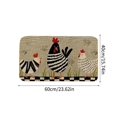 thumbnail image 4 of Chicken Doormat Decorative Rug For Living Room Bedroom Entryway Soft Cozy Welcome Mat Cute Farmhouse Style, 4 of 5