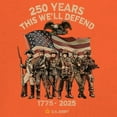 thumbnail image 3 of US Army 250 Years Unisex Hoodie American Military Veteran DD214 Patriotic, 3 of 7