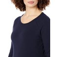 thumbnail image 3 of Remera Hanes de Mujer con Mangas Raglán Azul Marino Talle XX-Large, 3 of 6
