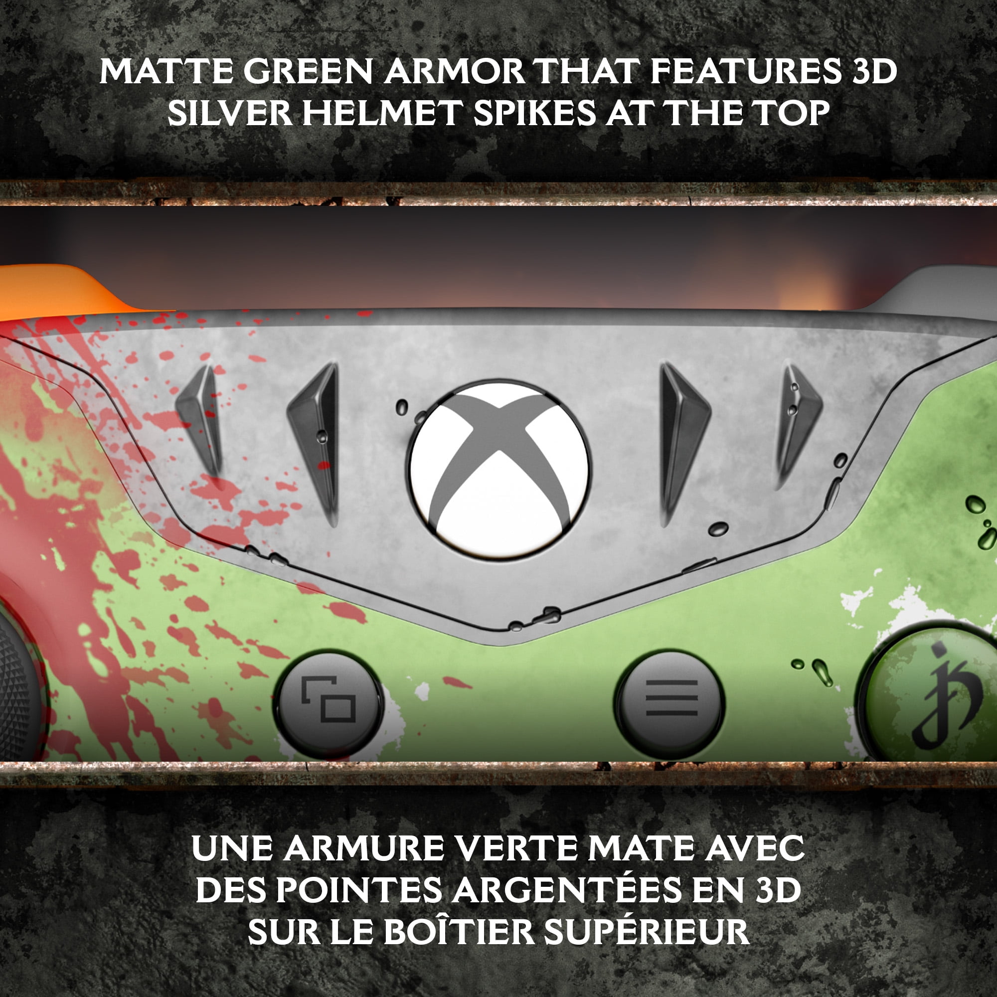 Xbox Wireless Controller – DOOM: The Dark Ages Limited Edition for Xbox Series X|S, Xbox One, PCs, and Cloud-Enabled Devices