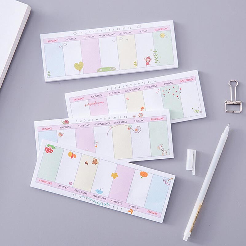 Weekly/Daily Planner Sticker Sticky Note Memo Pad Schedul Check List To Do #S Weekly/Daily Planner Sticker Sticky Note Memo Pad Schedul Check List To Do #S