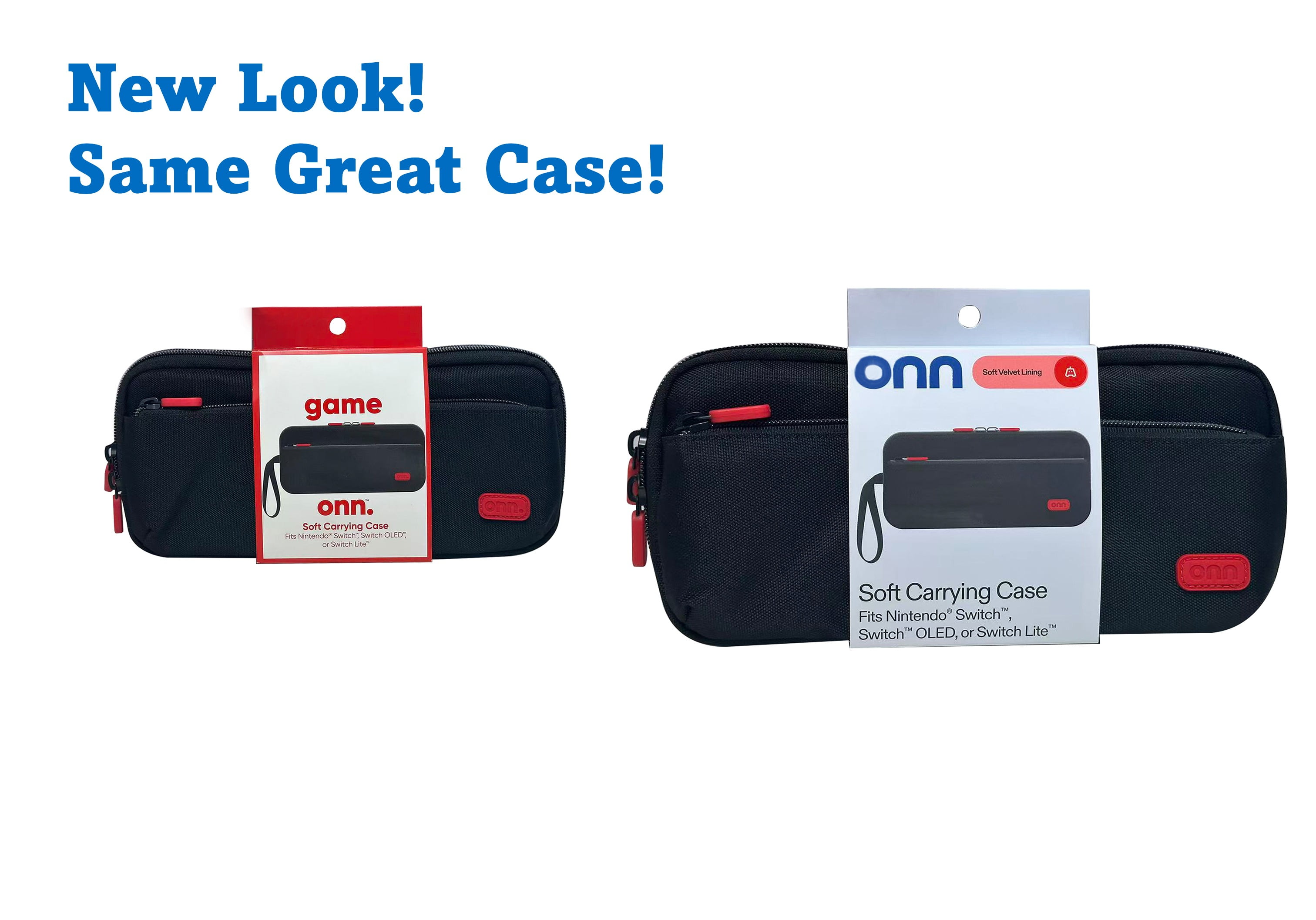 Onn+ Soft Carrying Case for Nintendo Switch OLED Lite with Padded