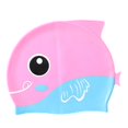 thumbnail image 1 of Kid's Swim Cap 3D Cartoon Design Swimming Hat Flexible Silicone Waterproof, 1 of 5