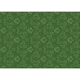 thumbnail image 1 of Ahgly Company Indoor Rectangle Patterned Dark Lime Green Area Rugs, 2' x 3', 1 of 6