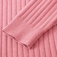 thumbnail image 5 of Efsteb Fall Fashion 2025 Sweater Dress for Women Long Sleeve V Neck Casual Winter Hooded Dress Loose Ribbed Knit Pullover Sweater Maxi Dress (Pink,Free Size), 5 of 8