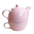 thumbnail image 2 of maskred Pink Ceramic Pot &Cup Teapot Set for Woman, 2 of 9