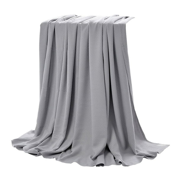 Manta ligera y transpirable para cama de verano, manta ligera para uso durante todas las estaciones para mantener el cuerpo fresco durante la noche para personas que duermen calientes