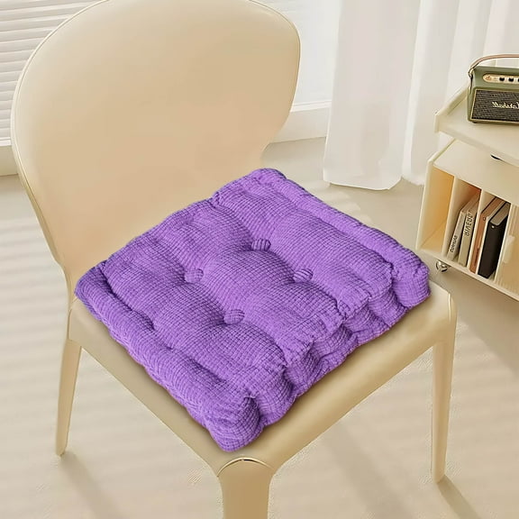sruoe Seating Cushions, Seat Pads for Kitchen Chairs, Cushion Seat Pads, Chair Cushions, Square Thickened Soft Stool Cushion, Indoor Outdoor Seat Pad for Home, Dining, Office