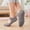 Dark Gray, variant on Non-Slip Women No-Show Socks Cotton Invisible Liner with Grips Coffee