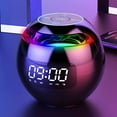 thumbnail image 6 of Wireless Bluetooth Speaker Colorful Subwoofer With Led Display Fm Radio Alarm Clock Bluetooth Hifi Card Mp3 Music Play as Gifts for Moms Grandma Women Girls, 6 of 8