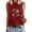 Red, variant on Seductiva Cami Tank Tops for Women Ladies Spring/Summer Round Neck Baseball Letter Print Be Your Owomenn Sunshine Sleeveless Tank Top Sleeveless Basic Cami Top Shirt Cute Trendy Blouses