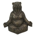 thumbnail image 2 of SPI Home Cast Aluminum Contented Yoga Bear Garden Sculpture 12 Inches High, 2 of 5