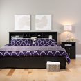 thumbnail image 4 of Prepac Sonoma King Bookcase Headboard, Black, 4 of 5