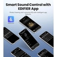 thumbnail image 3 of Restored Edifier W820NB Plus Gen 2 Wireless Over-Ear Noise Cancelling Headphone, -49 dB ANC, LDAC Hi-Res Audio, 88H Playtime, Spatial Sound, AI Clear Calls, Bluetooth V6.1 & Multipoint (Refurbished), 3 of 10