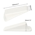 thumbnail image 3 of Home Rubber Anti-slip Wedge Door Stopper Doorstops Protector Door Holders White, 4pcs, 3 of 7
