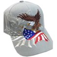 thumbnail image 2 of aesthetinc Patriotic American Flag Design Baseball Cap USA 3D Embroidery, 2 of 2