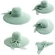 thumbnail image 2 of Womens 5.5 Inches Big Bowknot Straw Hat Large Floppy Foldable Roll up Beach Cap Sun Hat UPF 50+, 2 of 5