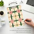 thumbnail image 3 of FORMRS Acrylic Clipboard with Low Profile Clip Standard A4 Letter Size, 12.5" x 9", Retro Green Stars, 3 of 8