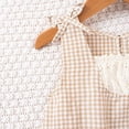 thumbnail image 6 of Staki Toddler Girl Dress Toddler Girl Dress Kids Sleeveless Ruffle Cotton Linen Dresses Beach Summer Outfits Casual Party Dresses 2-10Y(Khaki,9-10 Years), 6 of 9