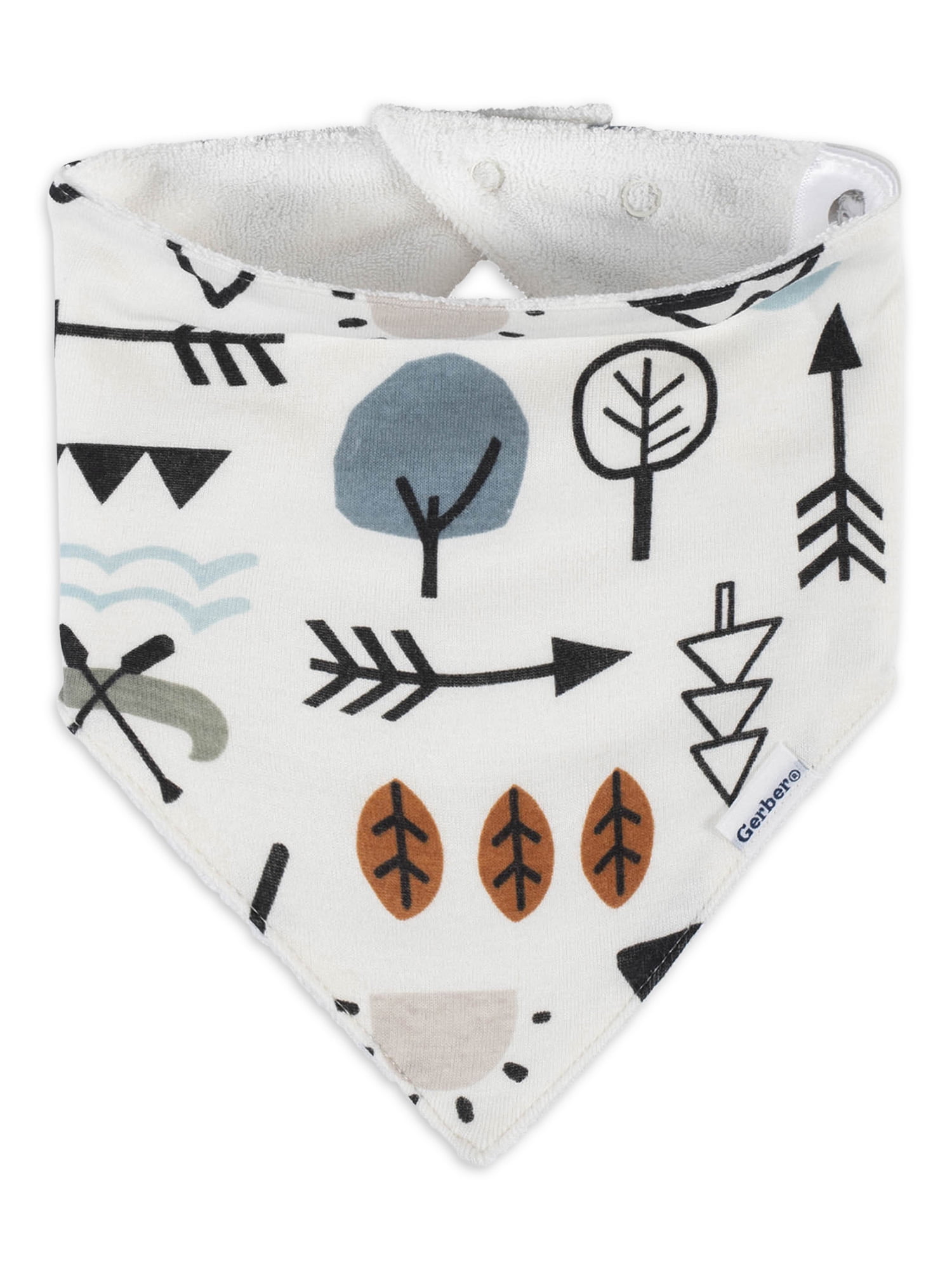 Modern Moments by Gerber Baby Boy Bandana Bib, One Size