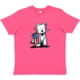 thumbnail image 3 of Inktastic US Flag Westie Youth T-Shirt, 3 of 5