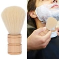 thumbnail image 4 of Brocha de afeitar Higoodz Para El Cabello Mango de Madera Para Hogares Viajes salones, 4 of 8